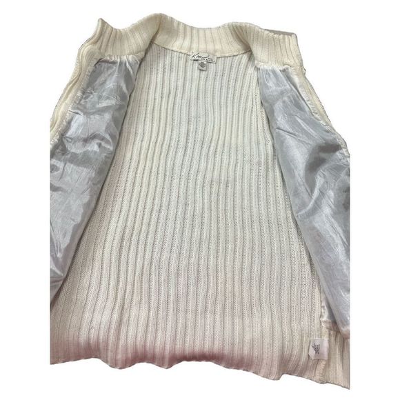 Kim Rogers Faux Fur Vest Womens Petite SZ PM - Picture 4 of 5